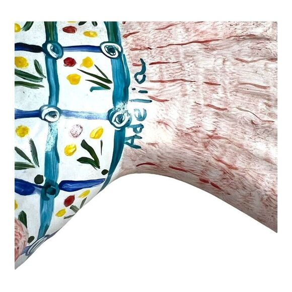 Vintage Italian Italy Ceramic Fish Soup Tureen Bowl Hand Painted Ladle Large 13” - Picture 4 of 11